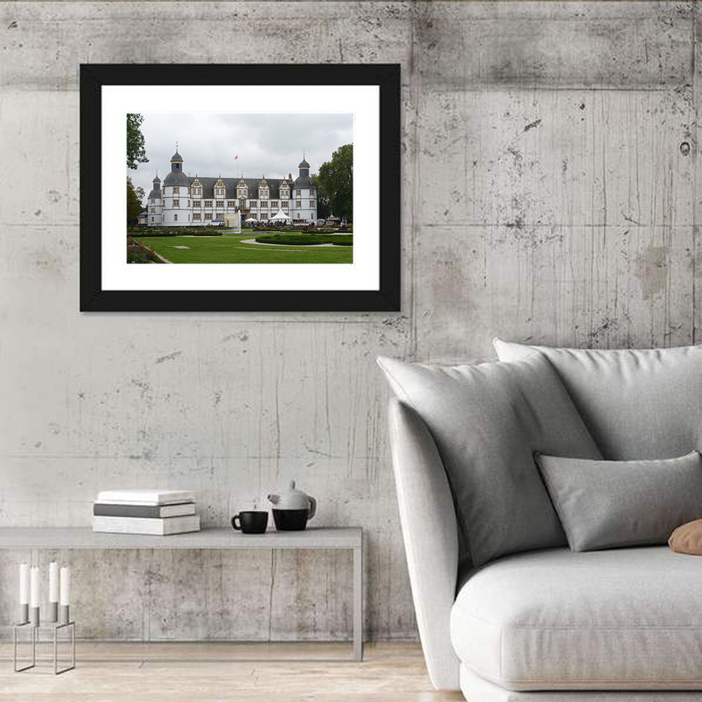Schloss Neuhaus in Paderborn Wall Art in a room, landscape