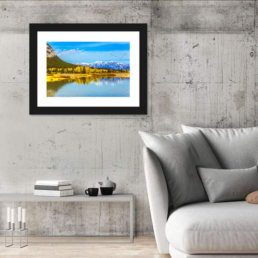 Abraham Lake Reflections Wall Art
