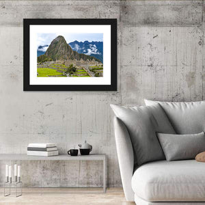 Machu Picchu In Andes Mountains Wall Art