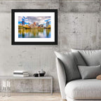 Pittsburgh Skyline with Roberto Clemente Bridge Wall Art