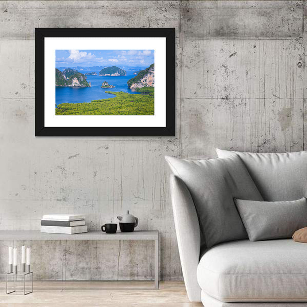 Samed Nangchee Viewpoint Wall Art in a room, landscape