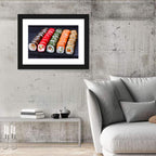 Sushi Rolls on Slate Wall Art
