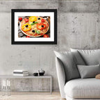 Pizza Ingredients Close-up Wall Art