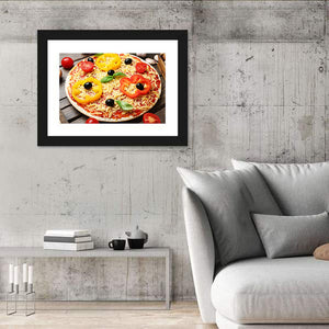 Food Ingredients For Pizza Wall Art