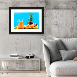 Fresh Tropical Juice Wall Art