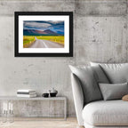 Icelandic Winding Road Toward Mountains Wall Art