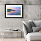 Sunrise Over Forest Lake Wall Art
