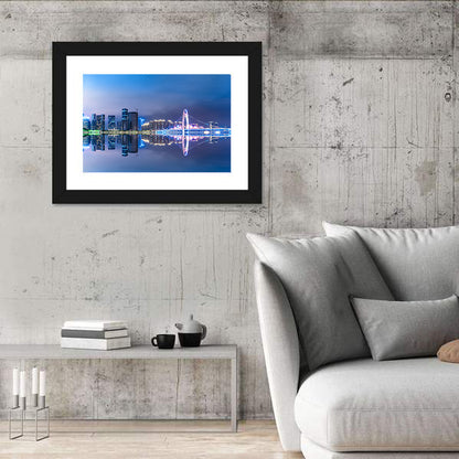 Guangzhou Skyline & Zhujiang River Wall Art