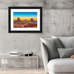 Monument Valley Sunrise with Winding Road Wall Art