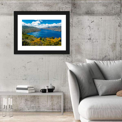 Lake Cochrane Autumn Shore Wall Art