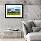 Lake Luzern Meadow View Wall Art