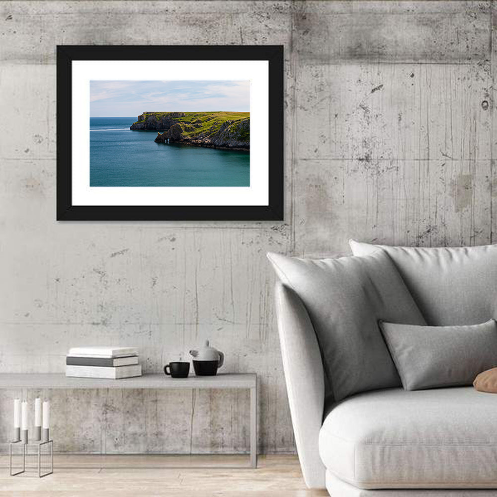 Barafundle Bay Clifftop and Sea Arch Wall Art