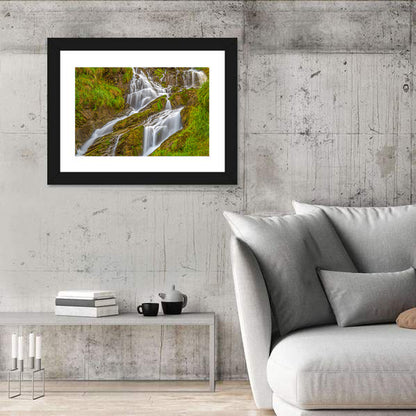 Tiered Waterfall in Val D'aosta Wall Art