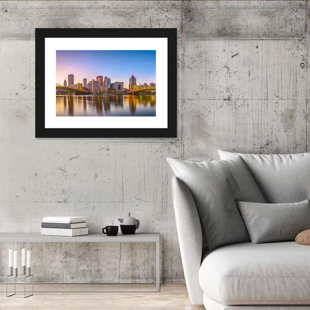 Allegheny River at Twilight Wall Art
