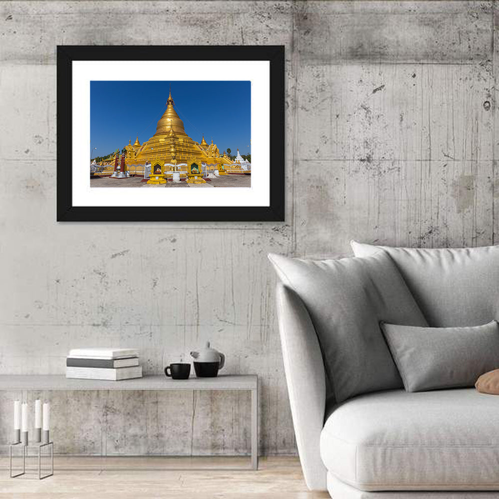 Kuthodaw Pagoda In Myanmar Wall Art