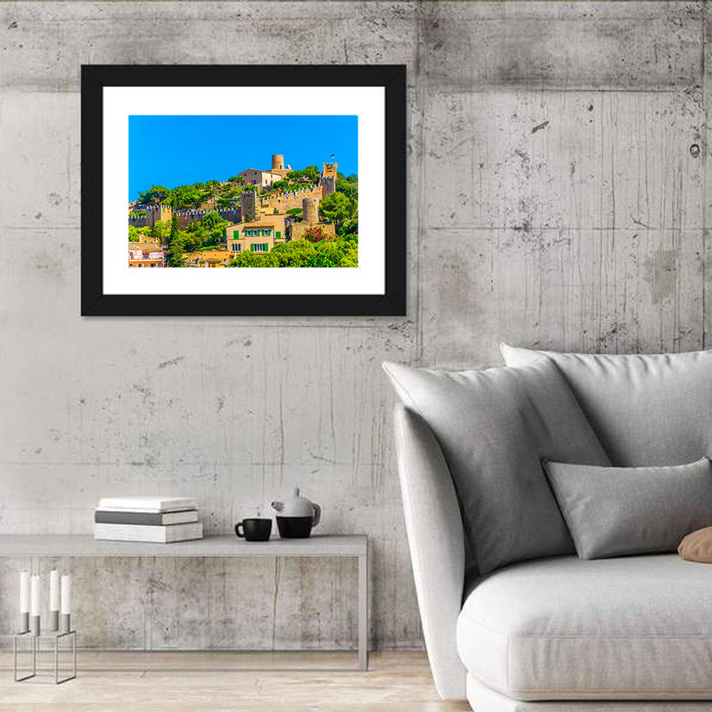 Capdepera Castle Hilltop View Wall Art