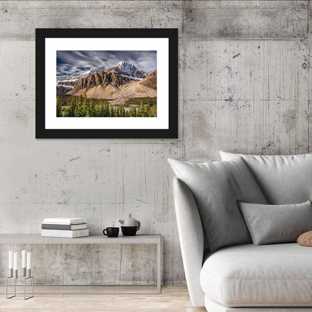 Mont Crowfoot, Alberta Wall Art in a room, landscape