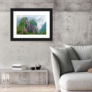 Mountains Huangshan In China Wall Art