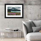 Emerald Lake with Fireweed Wall Art