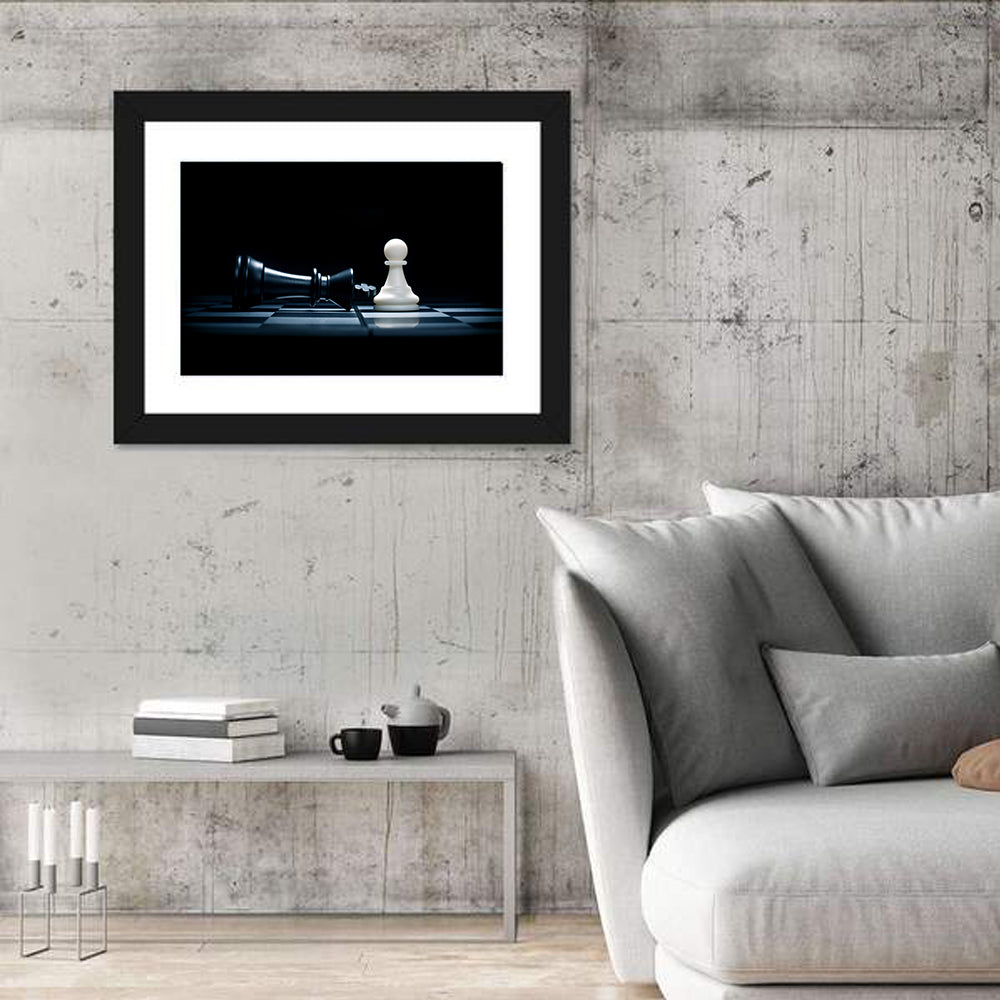 Pawn and Fallen King Wall Art