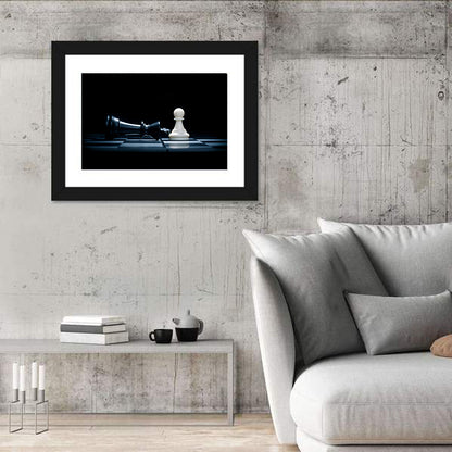 Pawn and Fallen King Wall Art