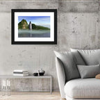 Lighthouse Reflection on Calm Water Wall Art
