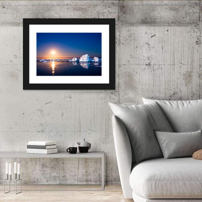 Summer Night in Antarctica Wall Art