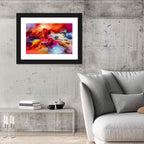 Vibrant Swirl Oil Painting Wall Art