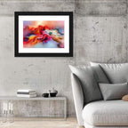 Hand Drawn Brushstroke Nebula Wall Art