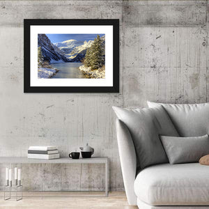 Lake Louise In Winter Wall Art