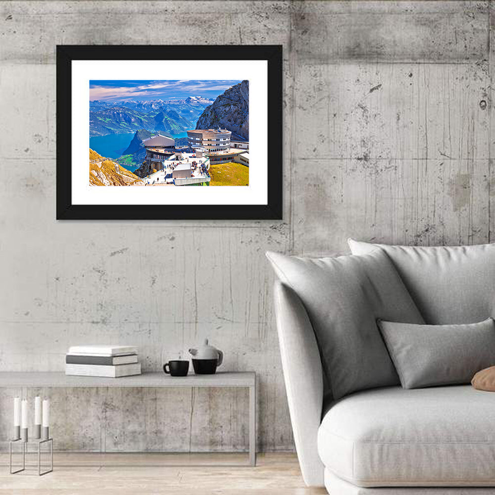 Mount Pilatus Kulm Summit View Wall Art