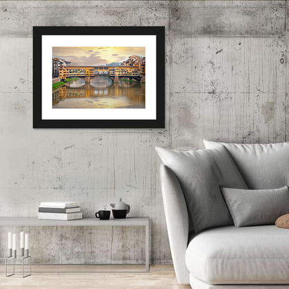 Ponte Vecchio Bridge In Venice Wall Art