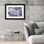 Vintage Roman Empire Map Wall Art