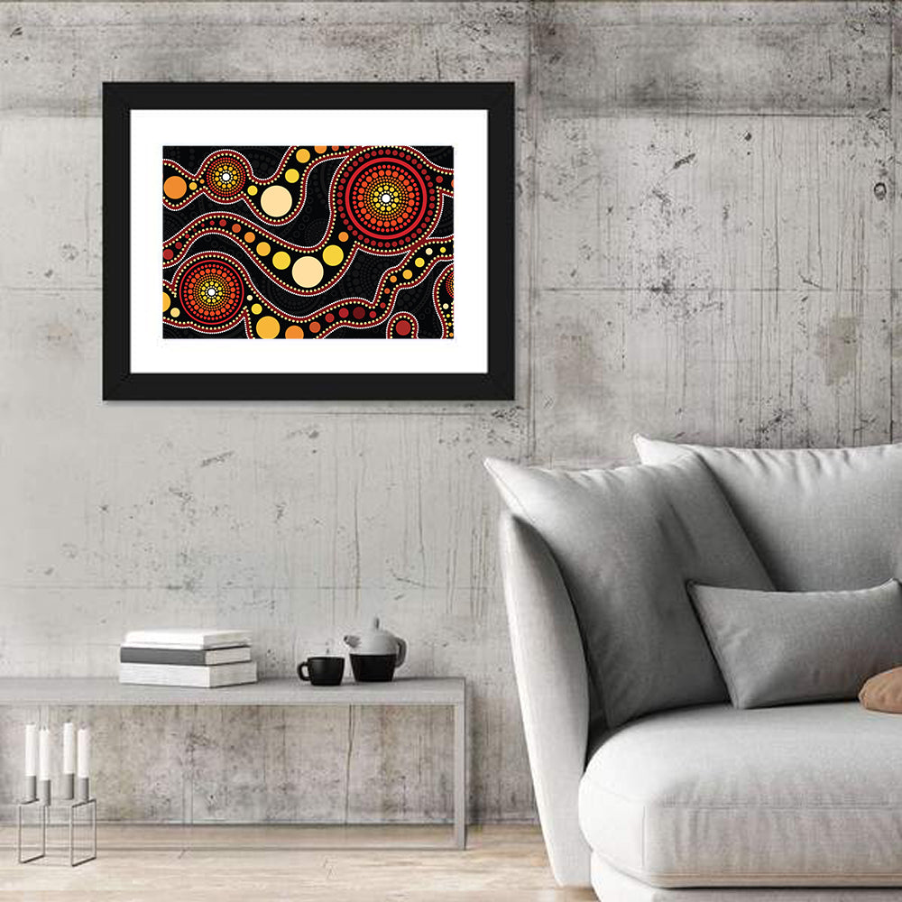 Aboriginal Dot Wall Art