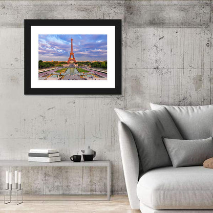 Eiffel Tower at Golden Hour Wall Art