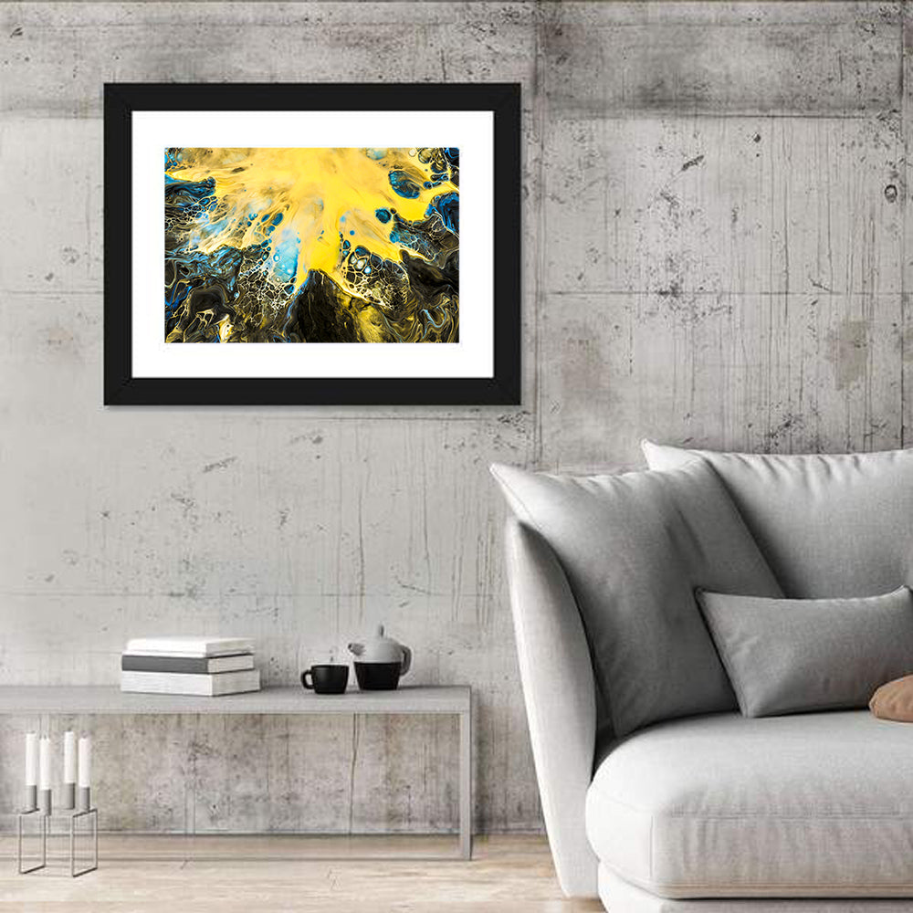 Cellular Fluid Burst Wall Art