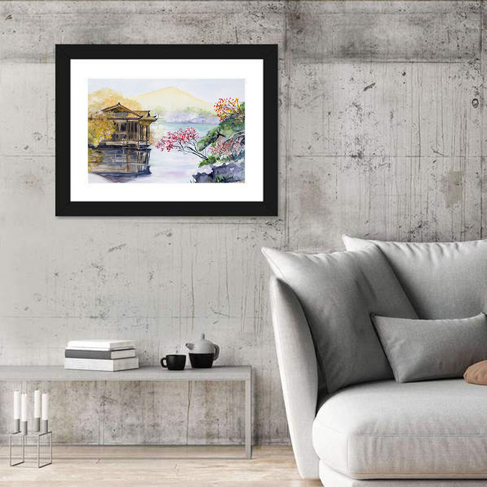 West Lake, Hangzhou Wall Art in a room, landscape