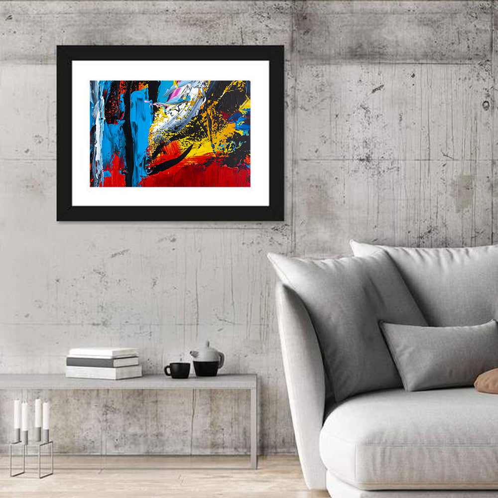 Vibrant Impasto Texture Ii Wall Art