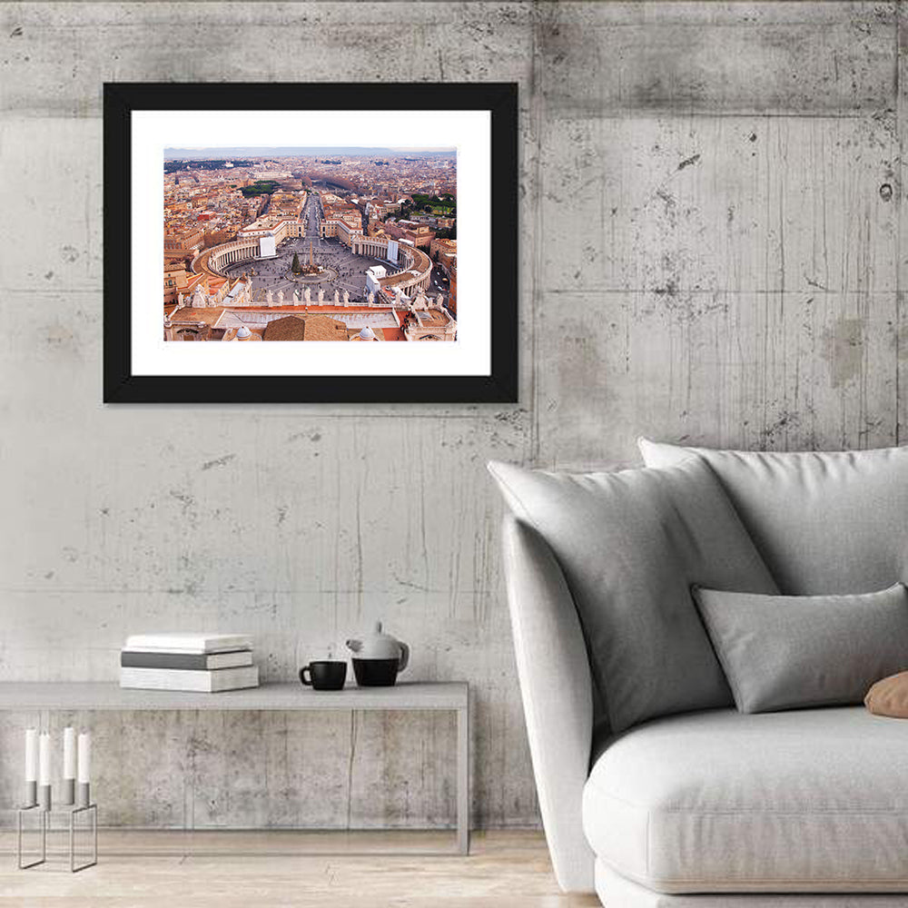 St. Peter's Square, Vatican City Wall Art in a room, landscape
