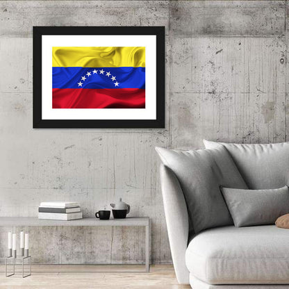Venezuelan Flag with Stars Wall Art