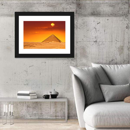 Dahshur Red Pyramid Wall Art