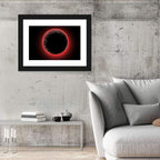Red Planet Eclipse Wall Art