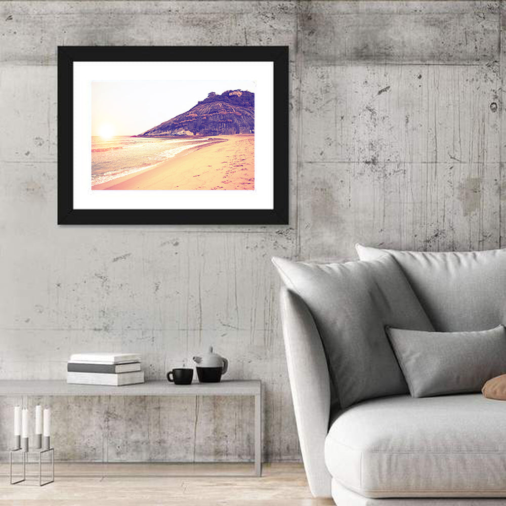Sai Noi Beach Wall Art in a room, landscape