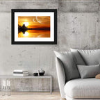 Twin Moons Over Alien Castle Wall Art