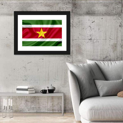 Flag Of Suriname Wall Art