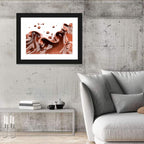 Liquid Chocolate Splash Wall Art