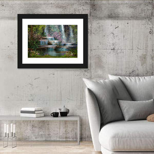 Waterfall In Jungle Wall Art