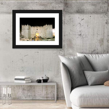 Damascus Gate at Night Wall Art