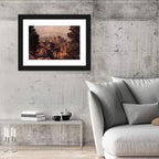 Medieval Castle at Golden Hour Wall Art