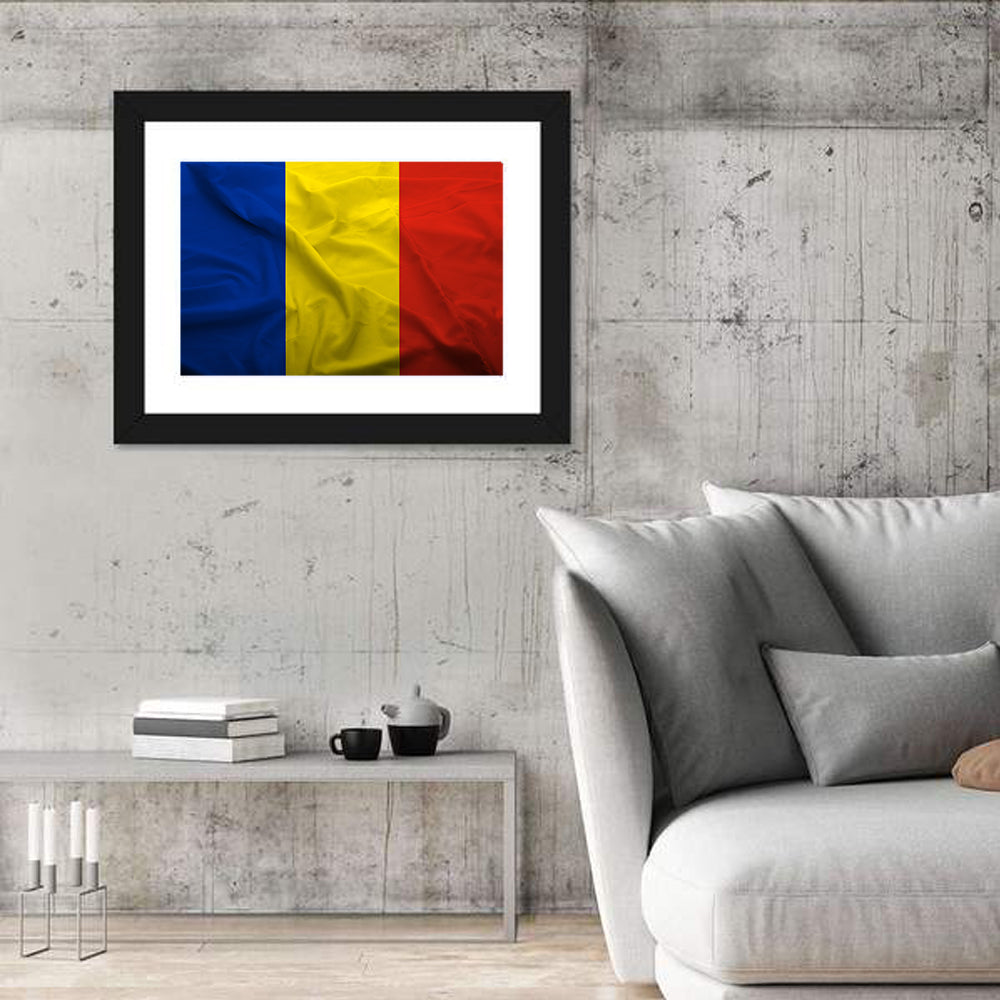Romanian Flag Wall Art